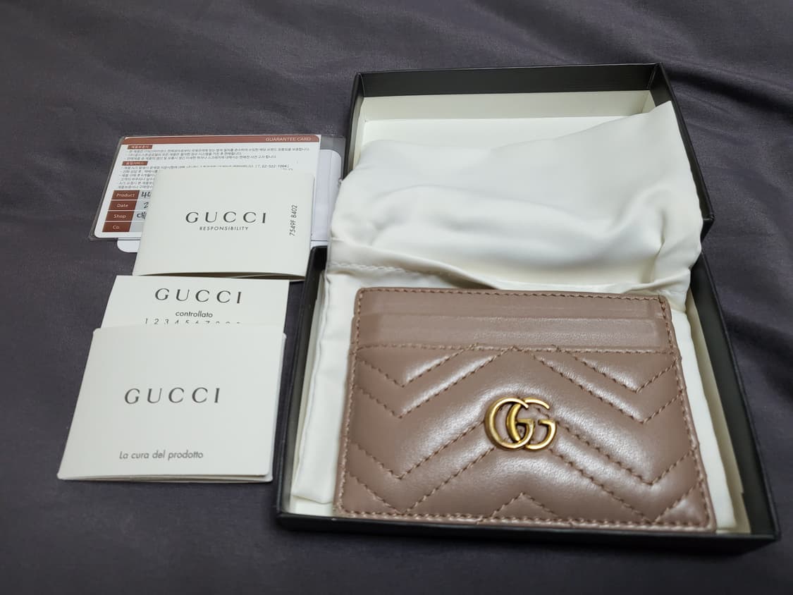 구찌 마몬트 카드지갑 상품이미지1