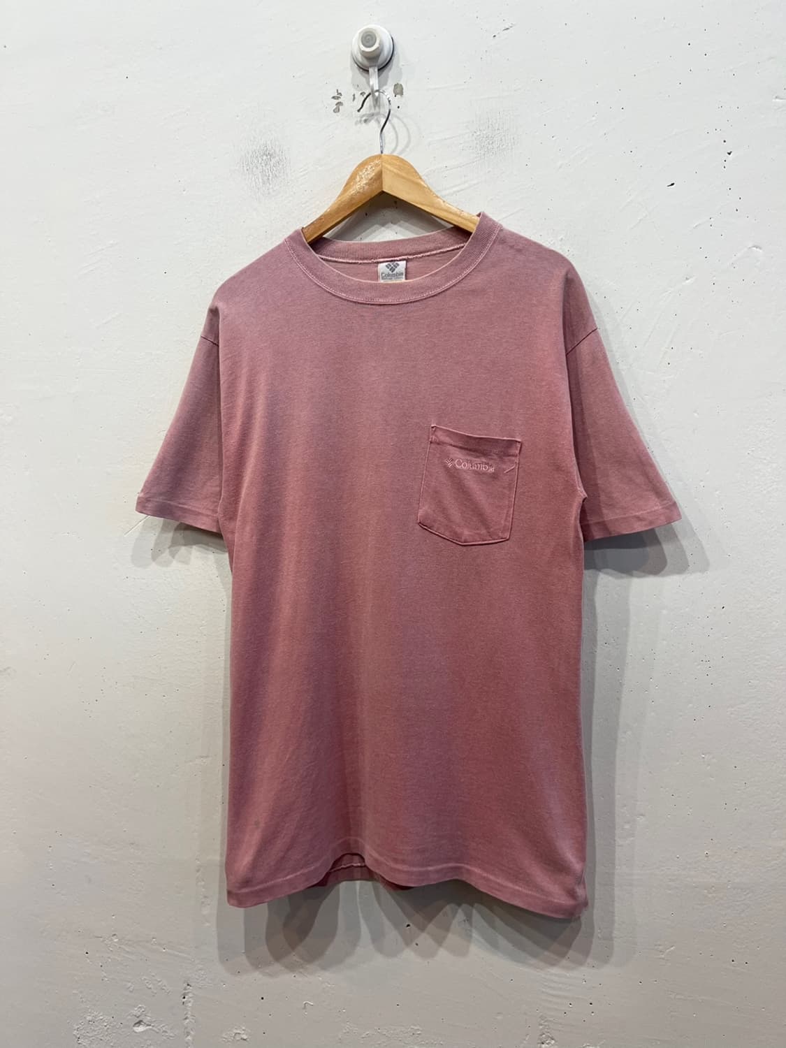 빈티지 COLUMBIA 포켓 반팔 티셔츠 Made in USA 상품이미지1