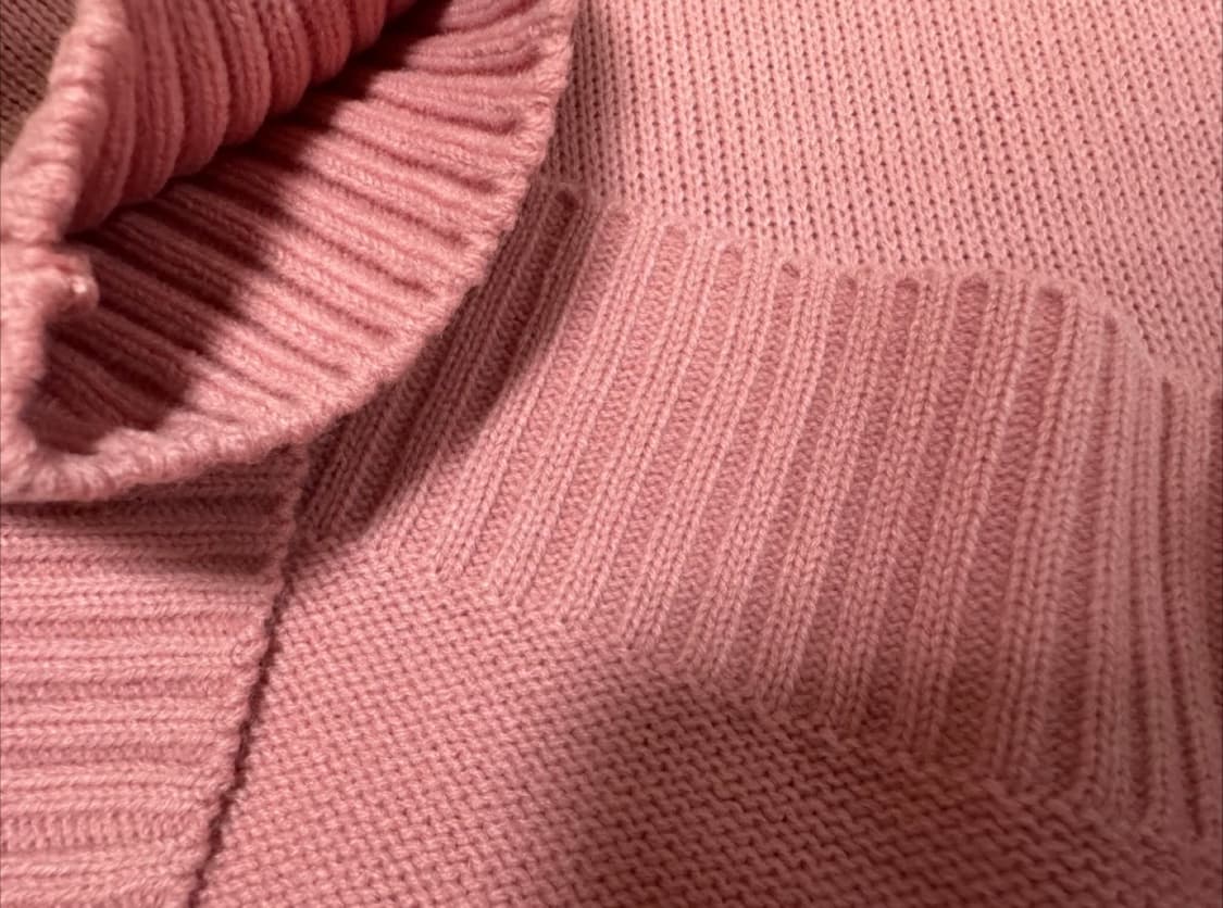 33 story 핑크 니트 오버핏 프리 상품이미지3