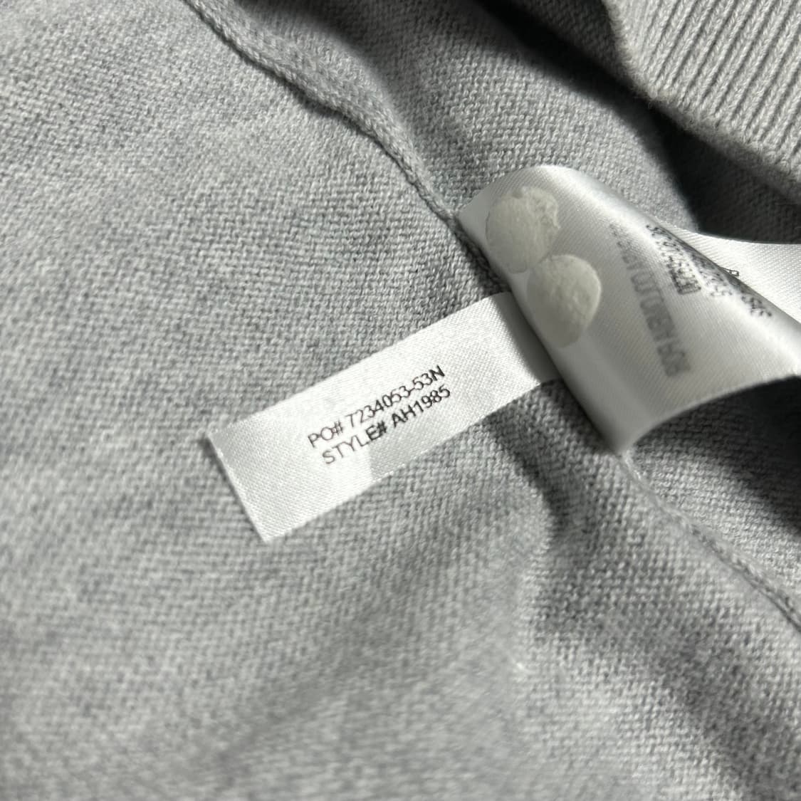 [XL] Lacoste 라코스테 신형 그레이 코튼 라운드 니트 상품이미지6