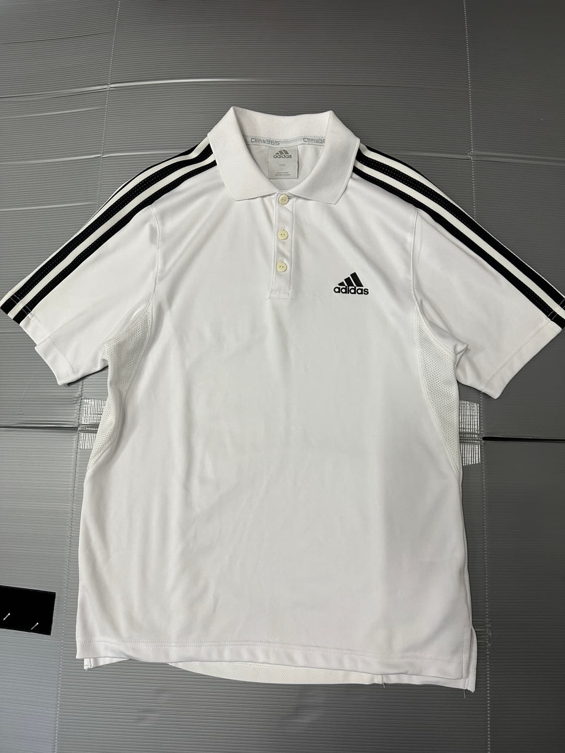 아디다스 로고 반팔 카라티 화이트 95 상품이미지1