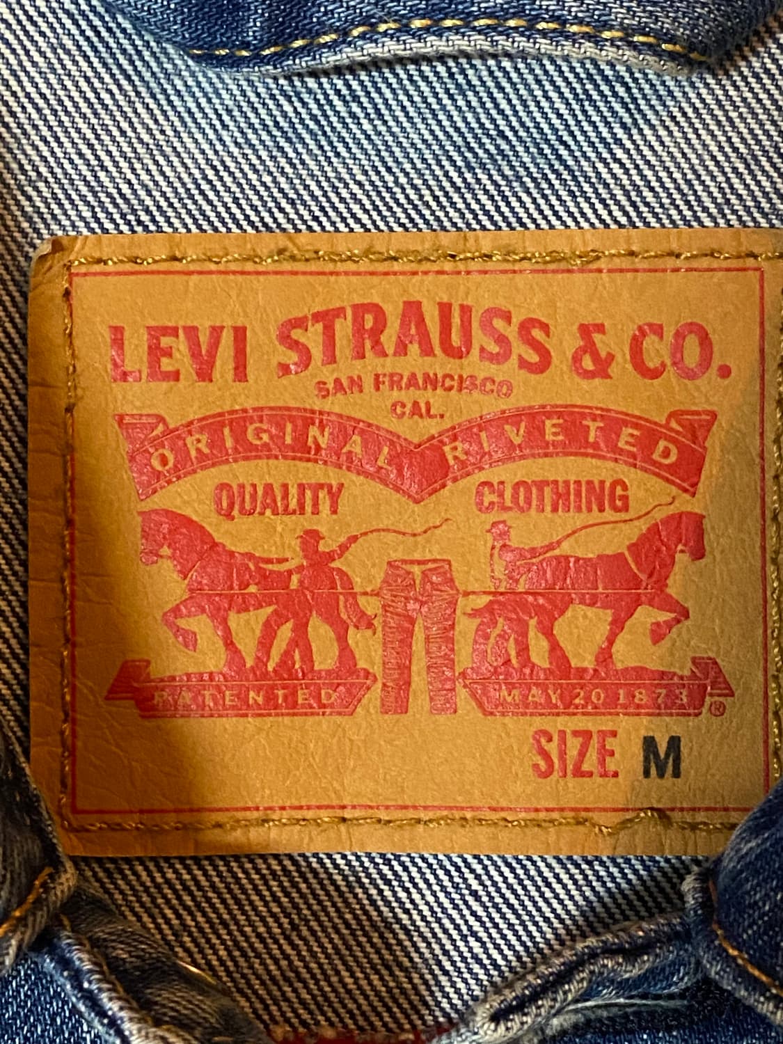 Levis 리바이스 체스트 포켓 라펠 데님 자켓 청자켓 상품이미지4