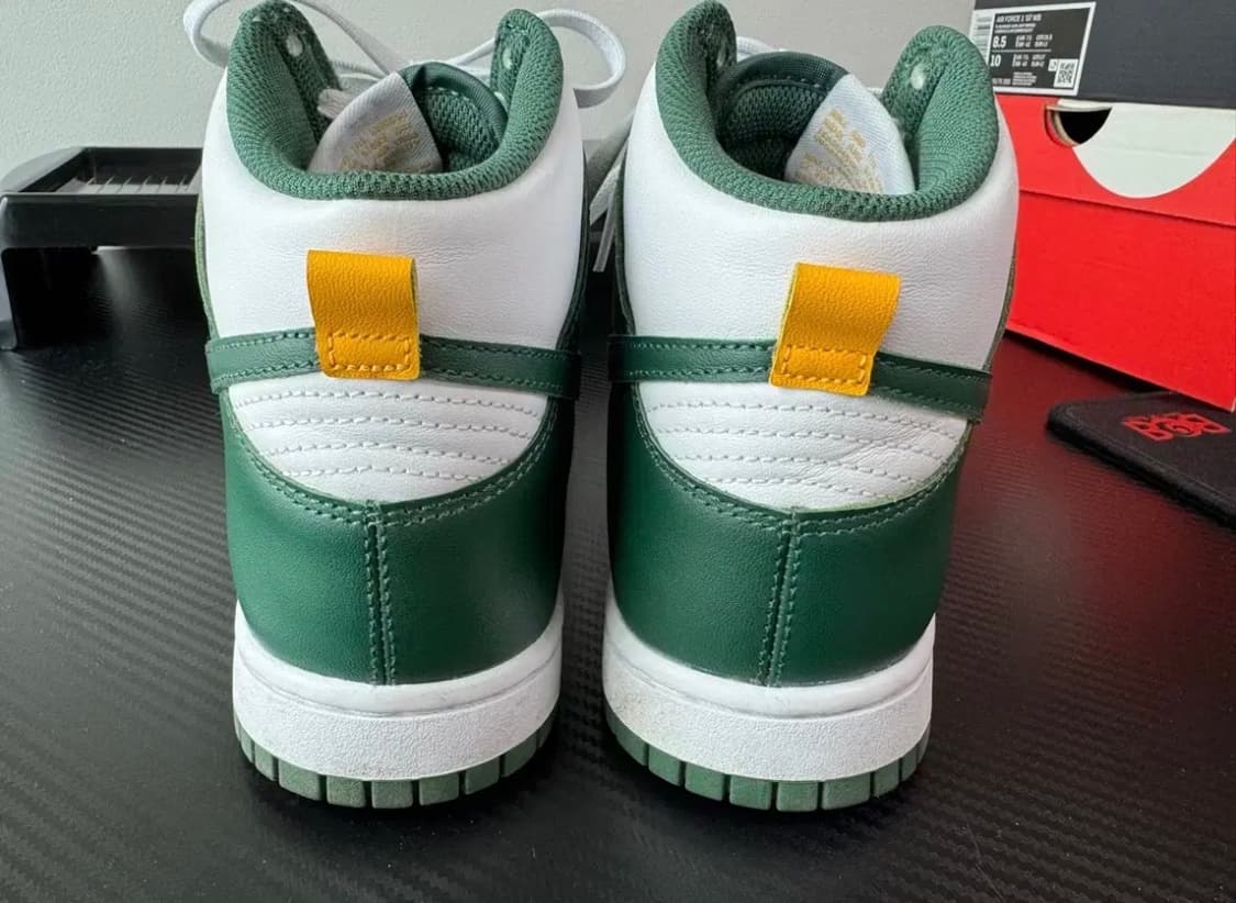 나이키 덩크 하이 레트로 노블 그린 265 상품이미지4
