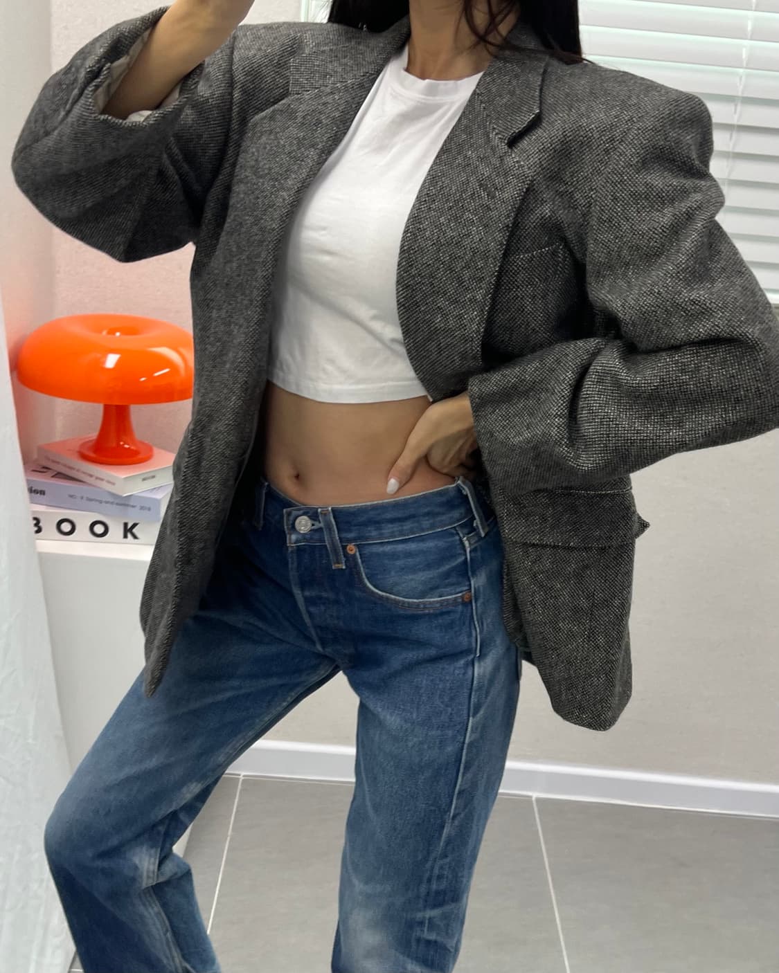 (M)입생로랑 울 블레이져-M1391 상품이미지1