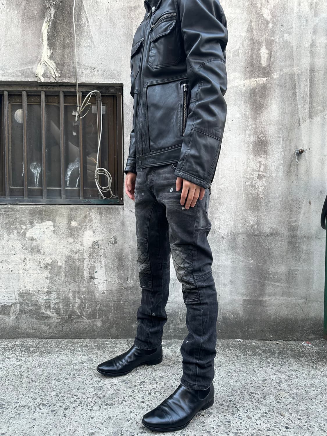 디스퀘어드 아카이브 아머 바이크 진 상품이미지3