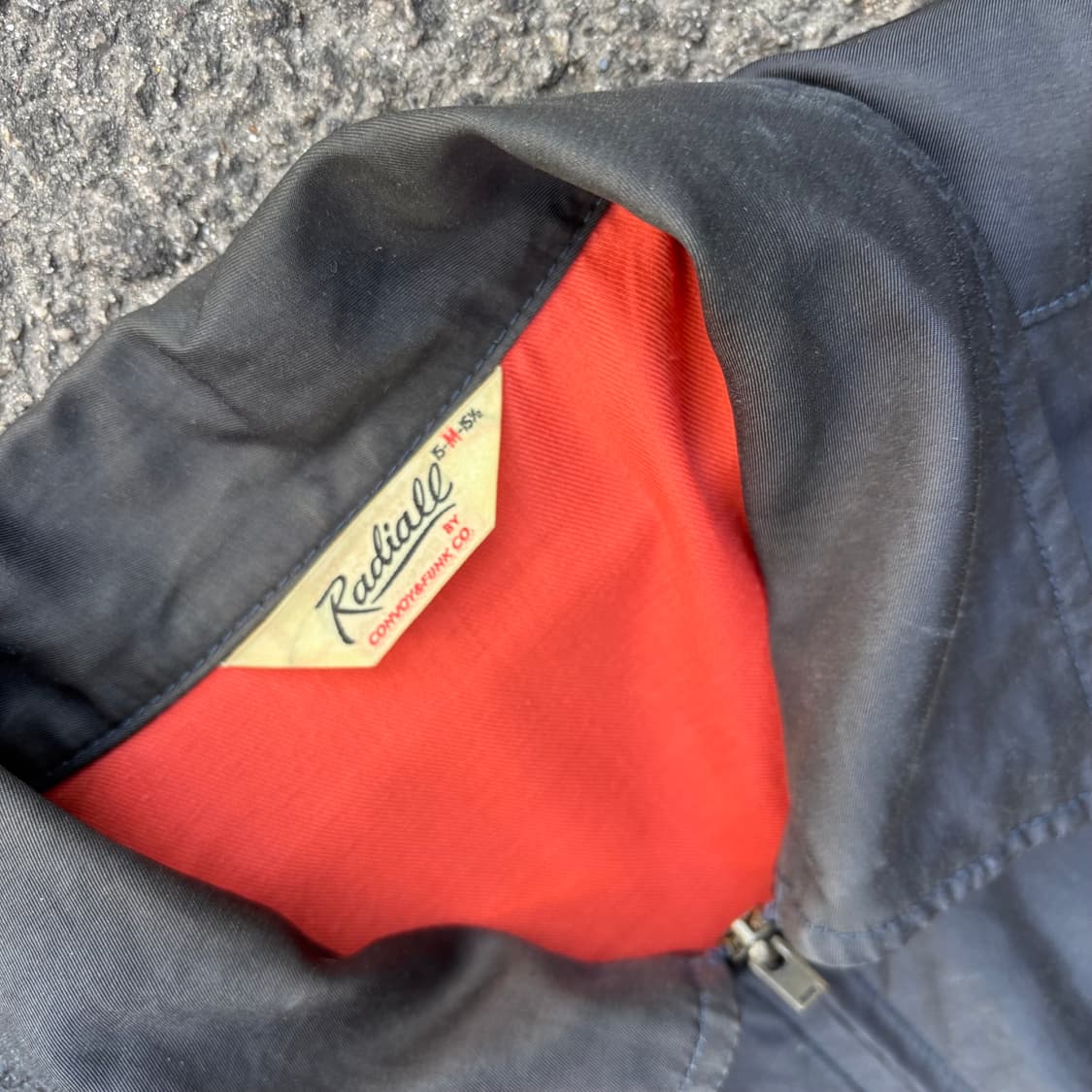 일본 라디알 큐프라 자수 자켓 상품이미지3