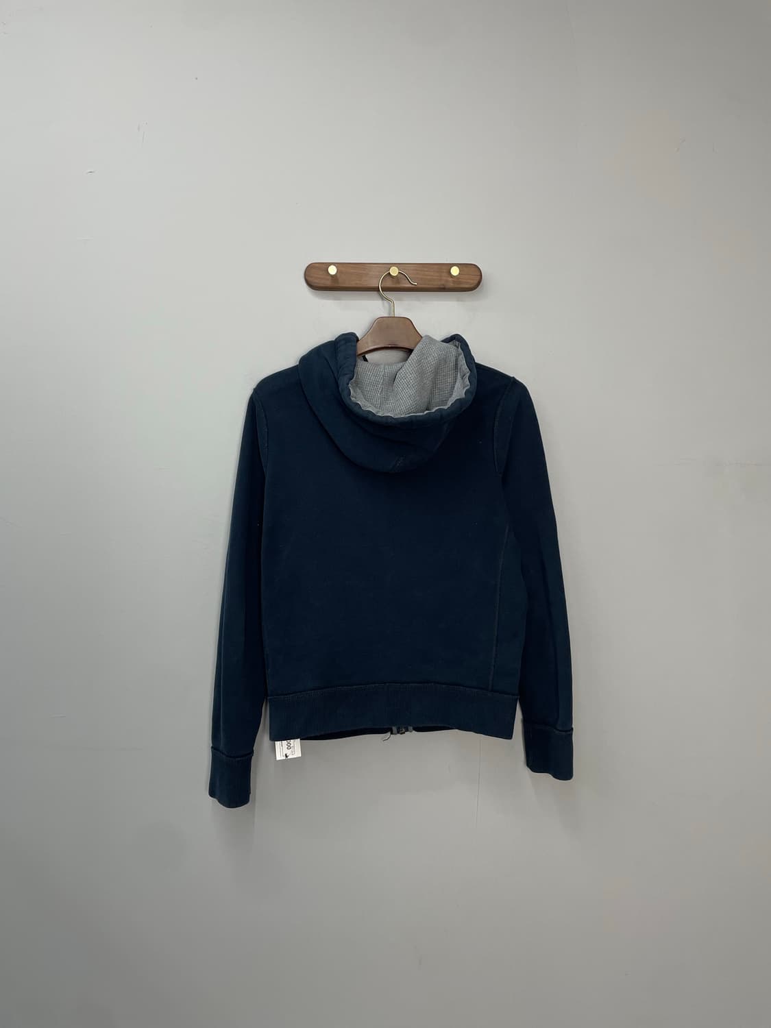 아베크롬비 옐로우 센터로고 네이비 후드집업 H1259 상품이미지4