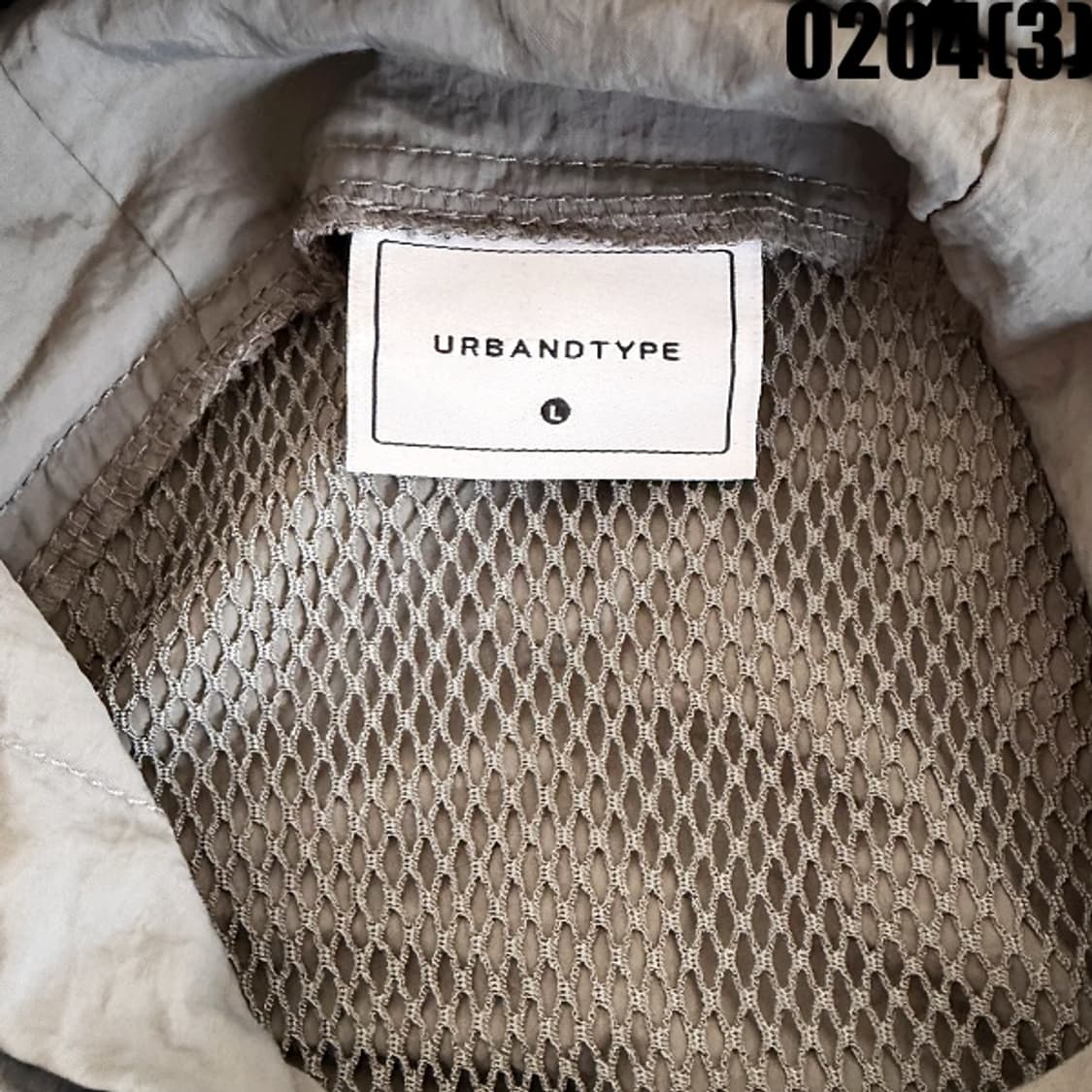 [L] 어반디타입 차콜 아노락 후드 바라막이 윈드브레이커 0204(3) 상품이미지5