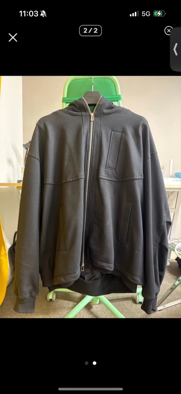 송지오 엠브로이드 후드집업 상품이미지2