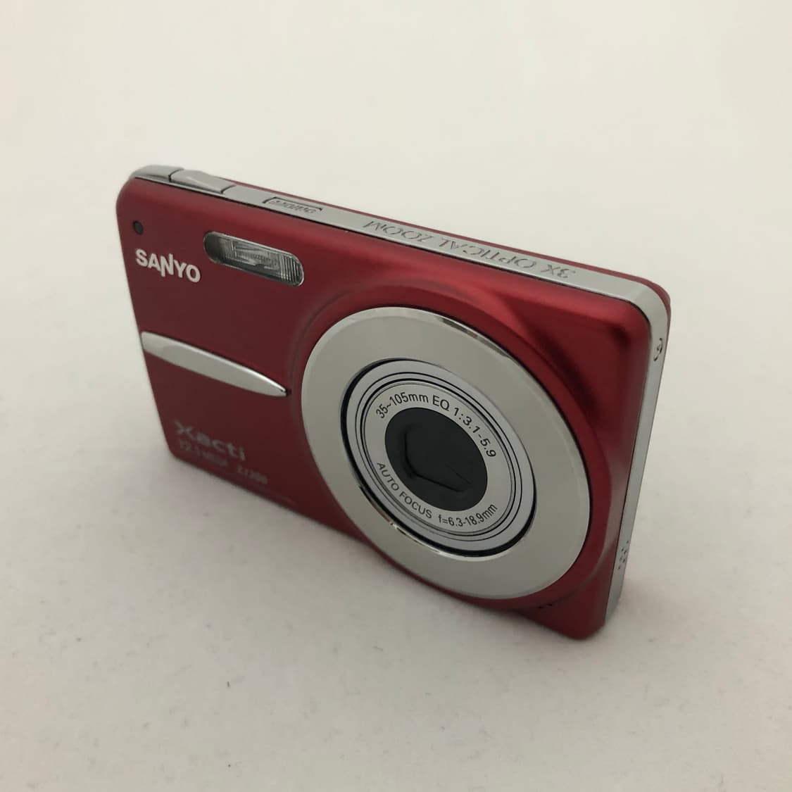  (미품, 박스셋) 산요 Sanyo 작티 DSC-X1200 카메라 레드 상품이미지4