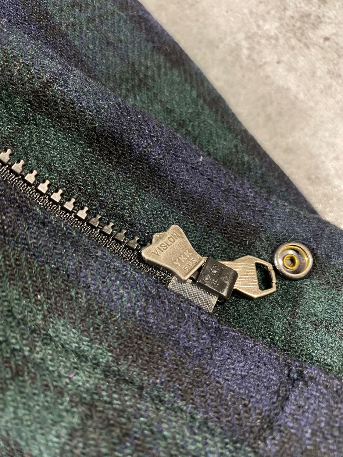 [L] TK MIXPICE 타케오 키쿠치 블랙와치 체크 울 후드 자켓 상품이미지4