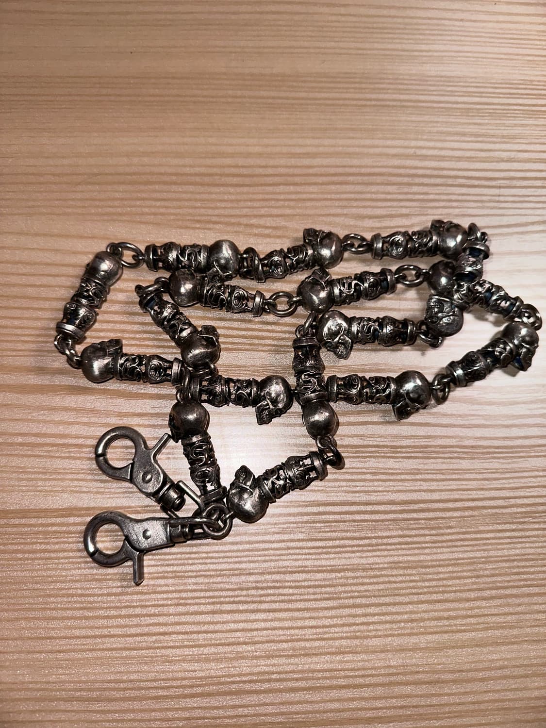 에모스탠스클럽 스컬 17링크체인 상품이미지2