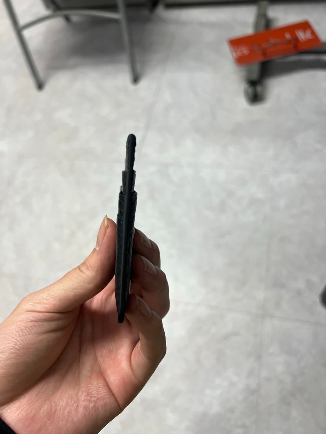 메종 마르지엘라 스티치 카드 홀더 블랙 상품이미지4