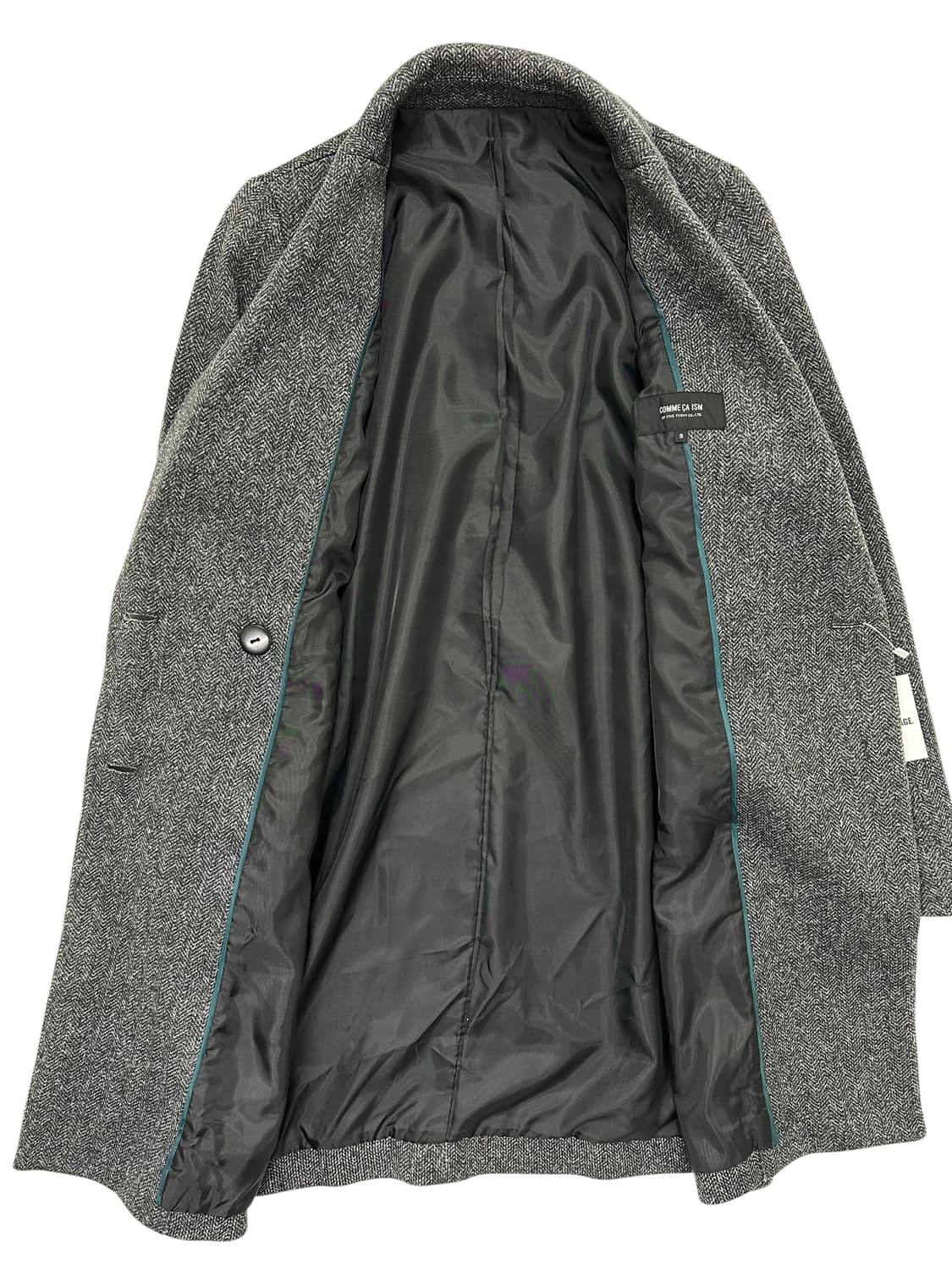 꼼사이즘 헤링본 더블 코트 상품이미지4