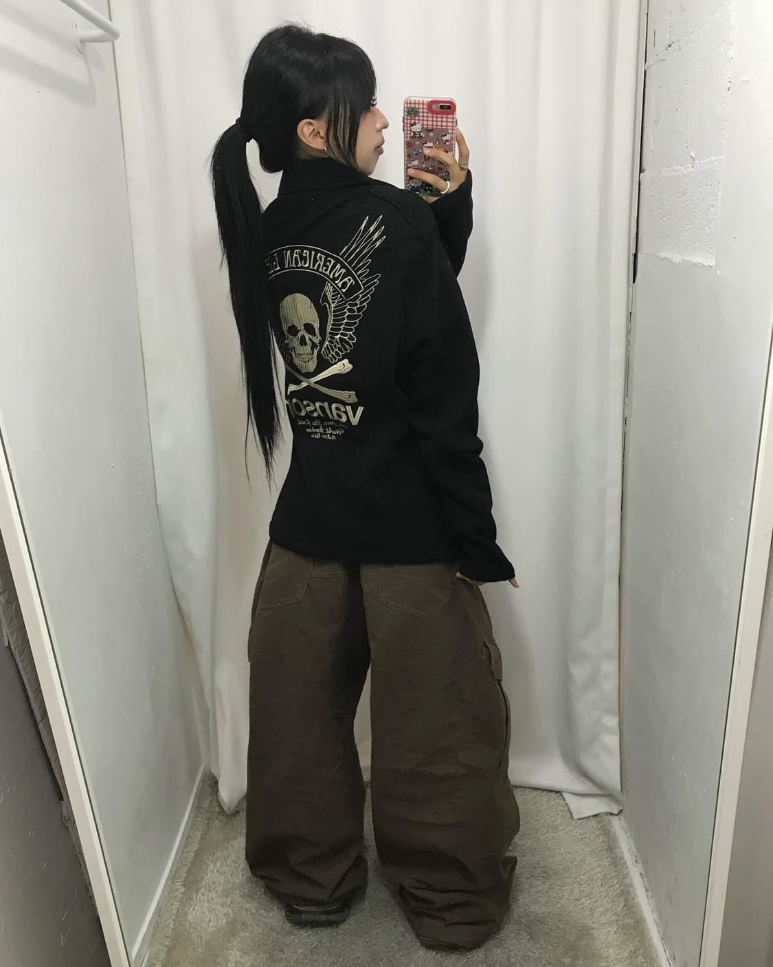 Vanson Skull Embroidery JK 상품이미지5