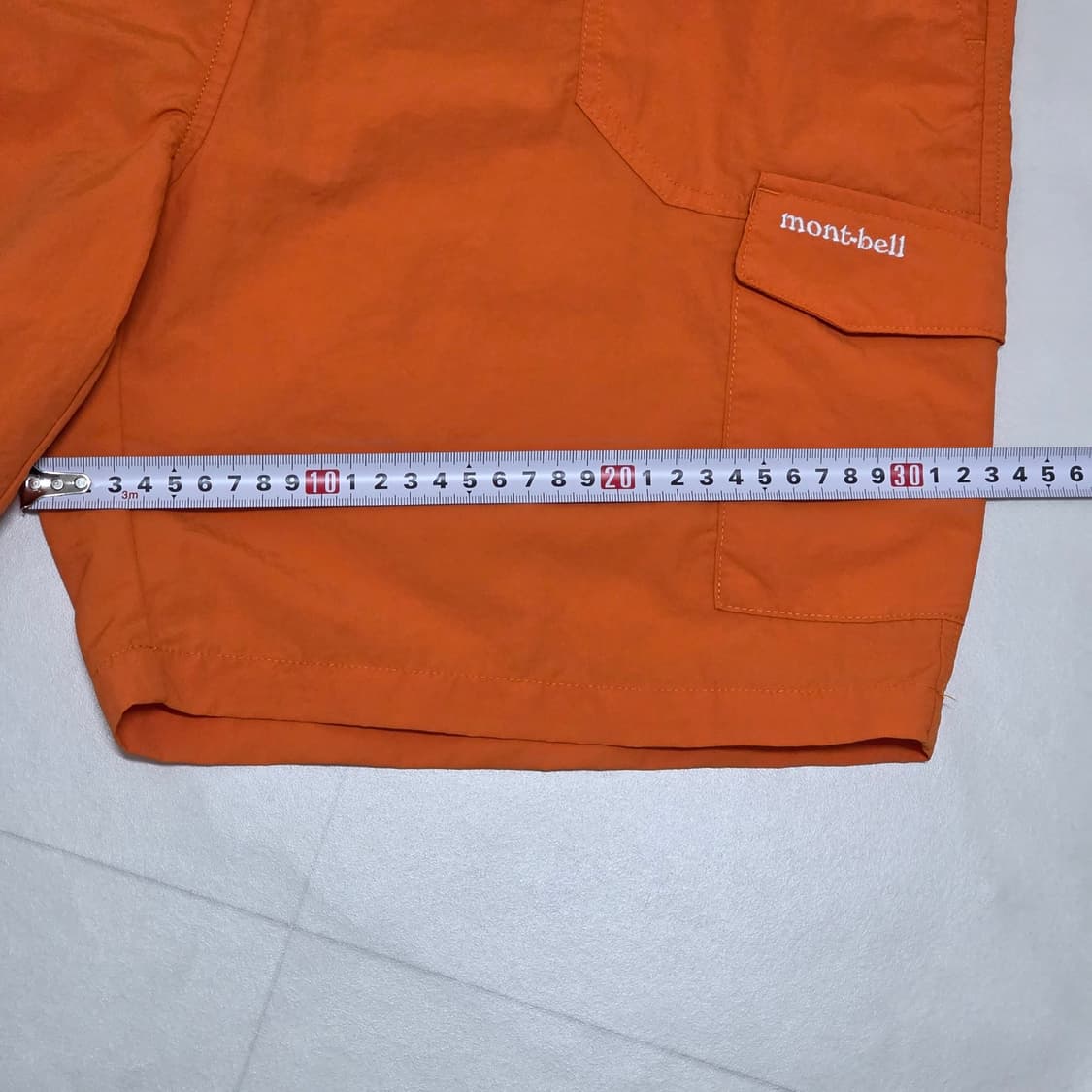 XL 몽벨 나일론 카고 쇼츠 반바지 오렌지 상품이미지6