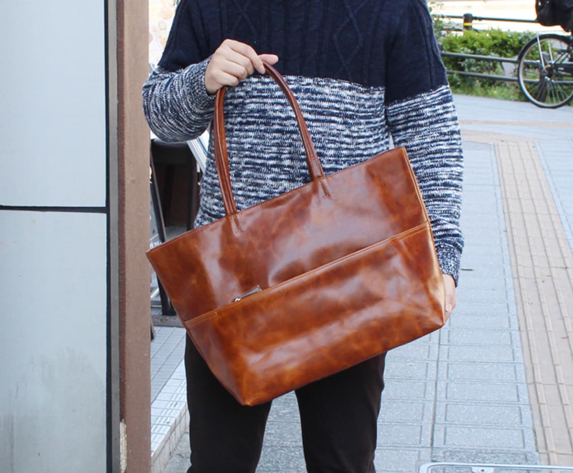 아니아리 aniary 호스하이드 가죽 토트백 일본장인 브랜드 포터 매니아 상품이미지3