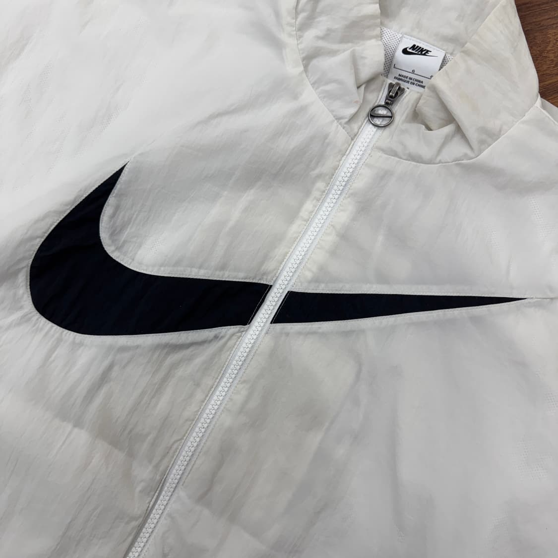 여성용 L 나이키 빅로고 스우시 바람막이 자켓  상품이미지4
