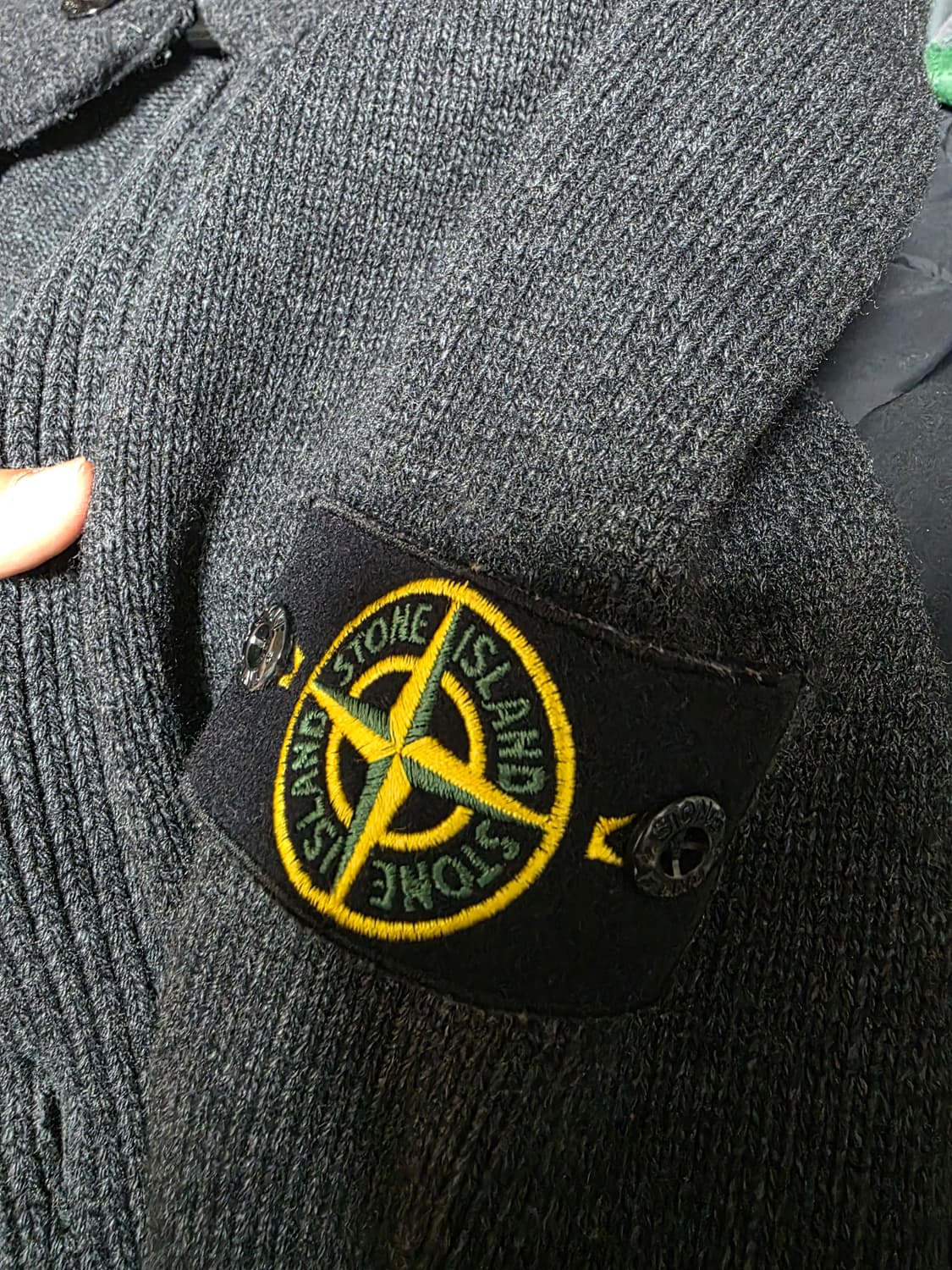 스톤아일랜드 램스울 가디건 L 상품이미지3