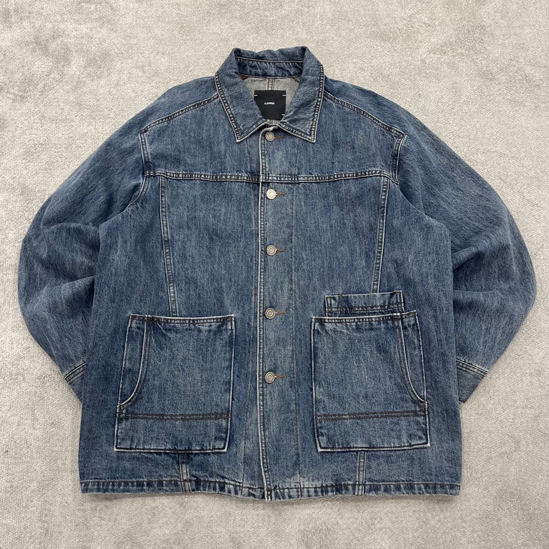100 21SS 일꼬르소 데님 초어 자켓 상품이미지1