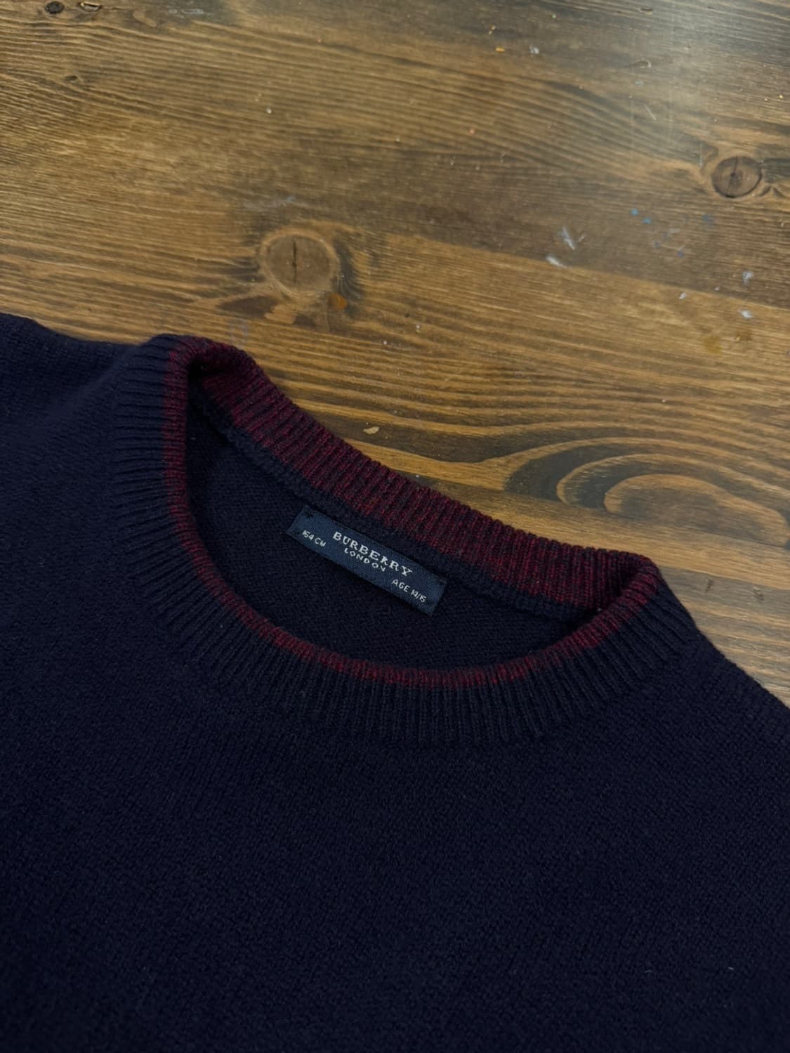 버버리 램스울 니트 슬림100 상품이미지4