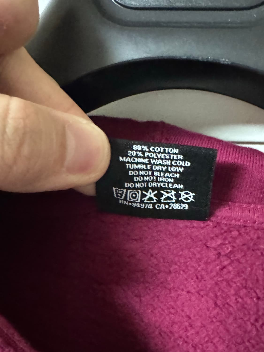 스투시 호놀롤루 스탁 후드 버건디 L 상품이미지4