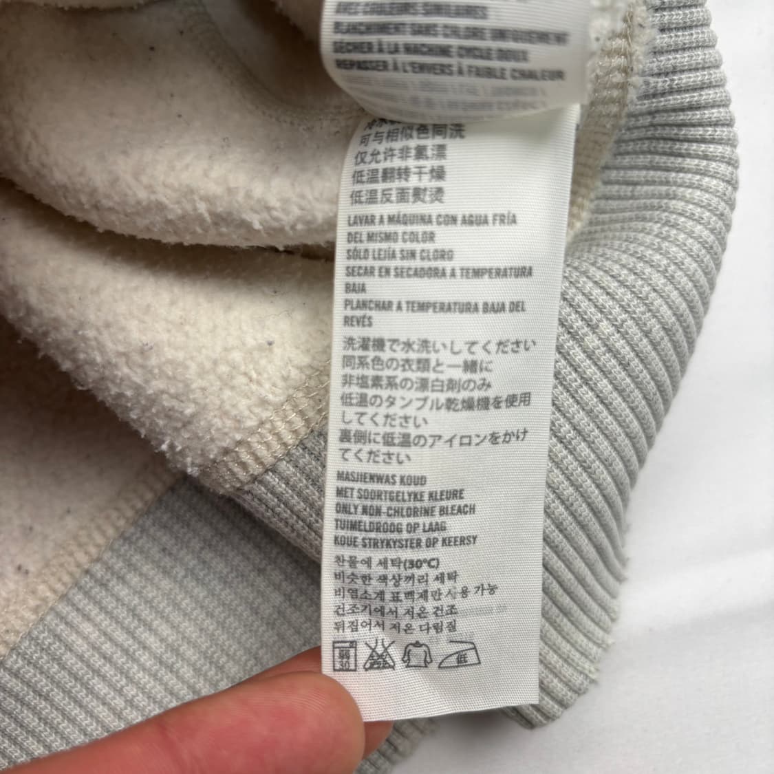 아베크롬비 y2k 빈티지 화이트 후드집업 S 상품이미지9