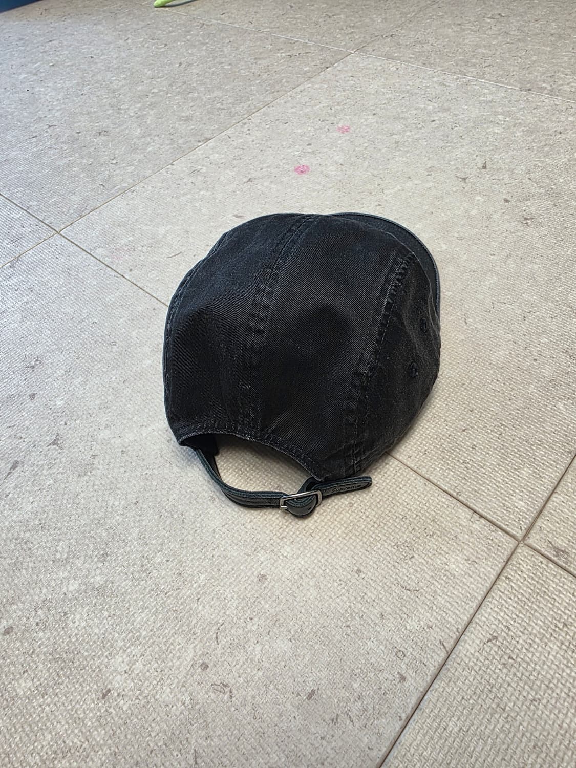 슈프림 워시드 치노 트윌 캠프캡 블랙 팝니다 상품이미지3