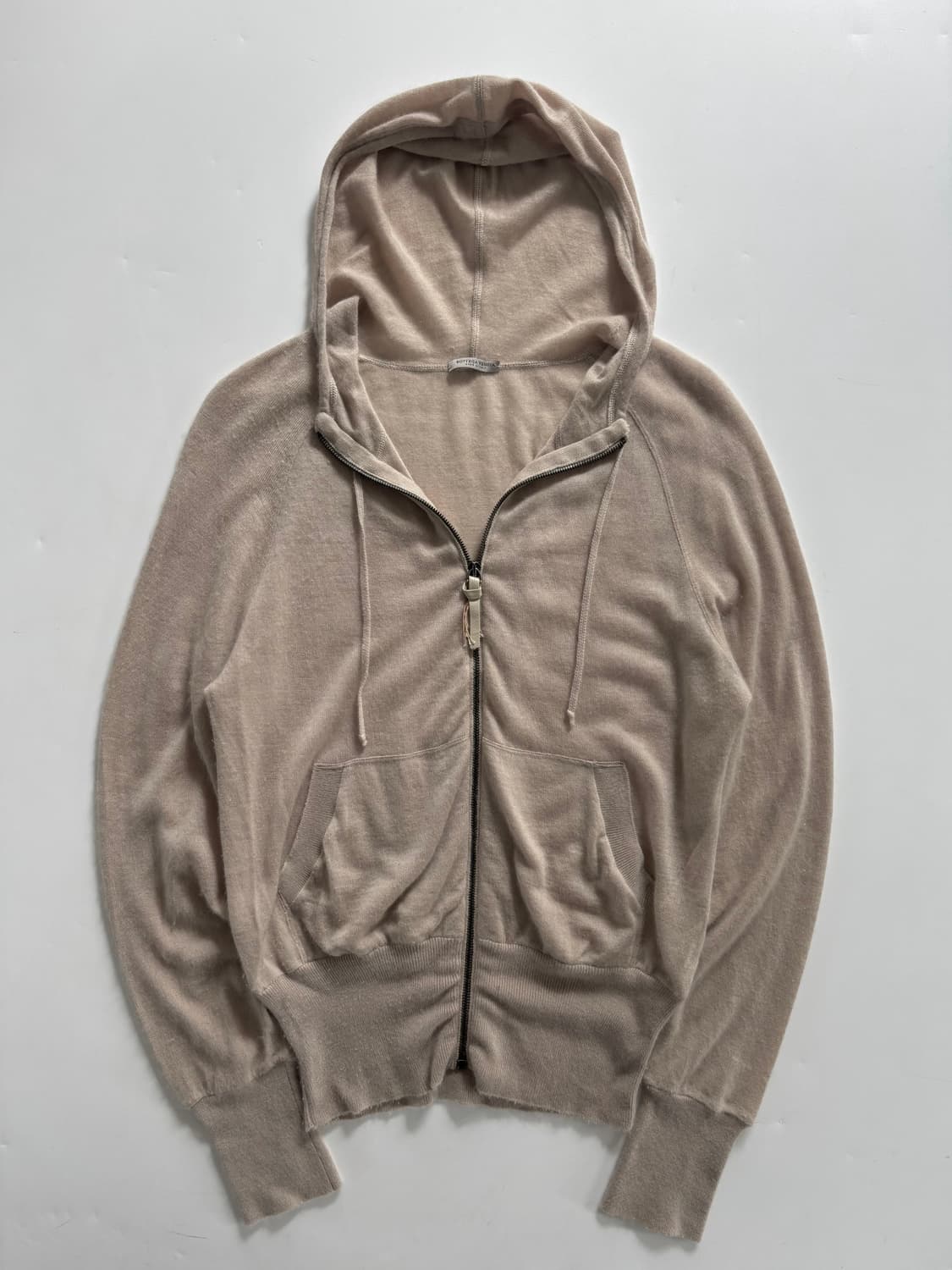 BOTTEGA VENETA 보테가 베네타 캐시미어 베이지 후드 집업 상품이미지4