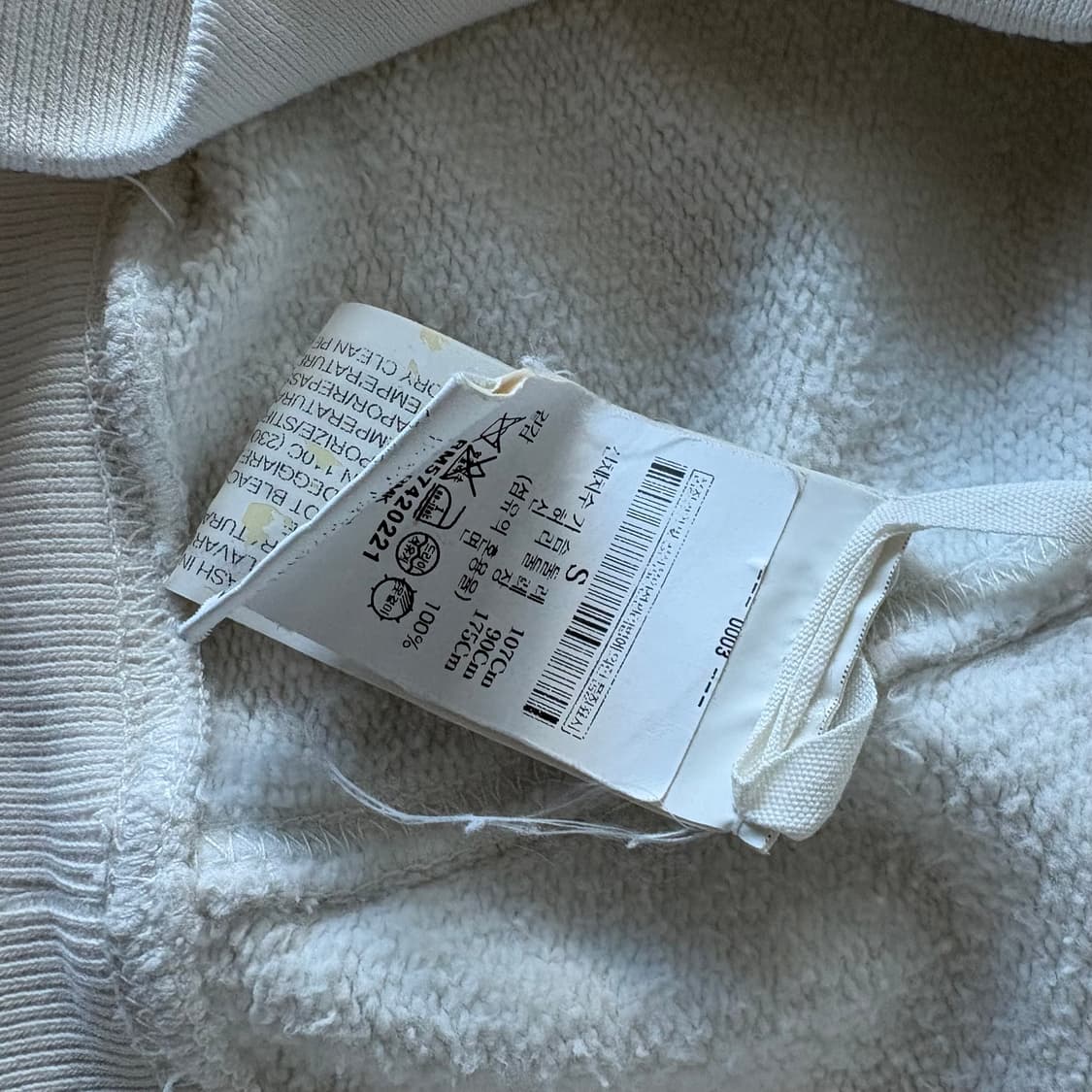 릭오웬스 다크쉐도우 맨투맨 S 상품이미지2