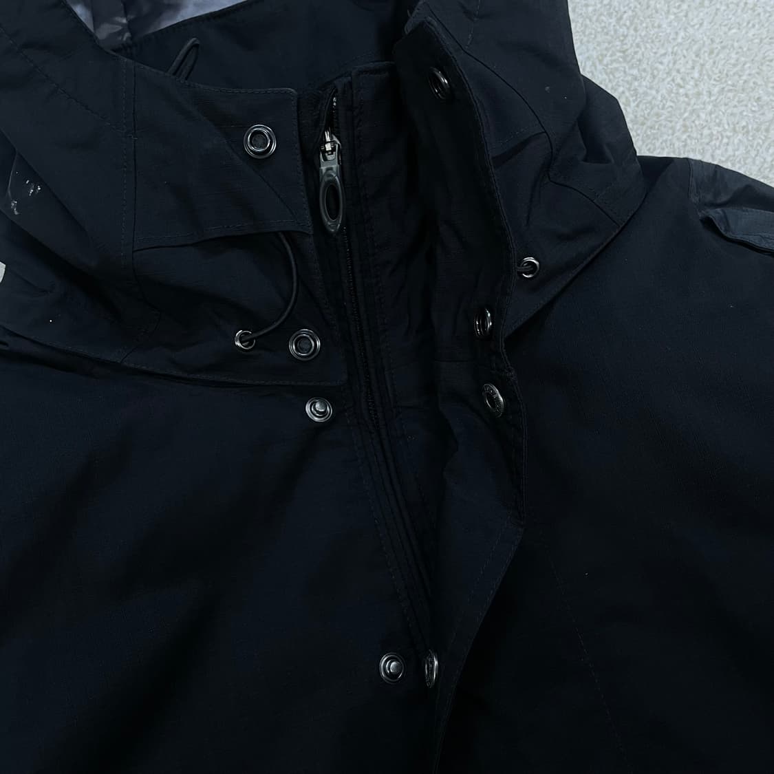 오클리 Oakley 00s 아카이브 써클 로고 후드 점퍼 자켓 블랙  상품이미지3