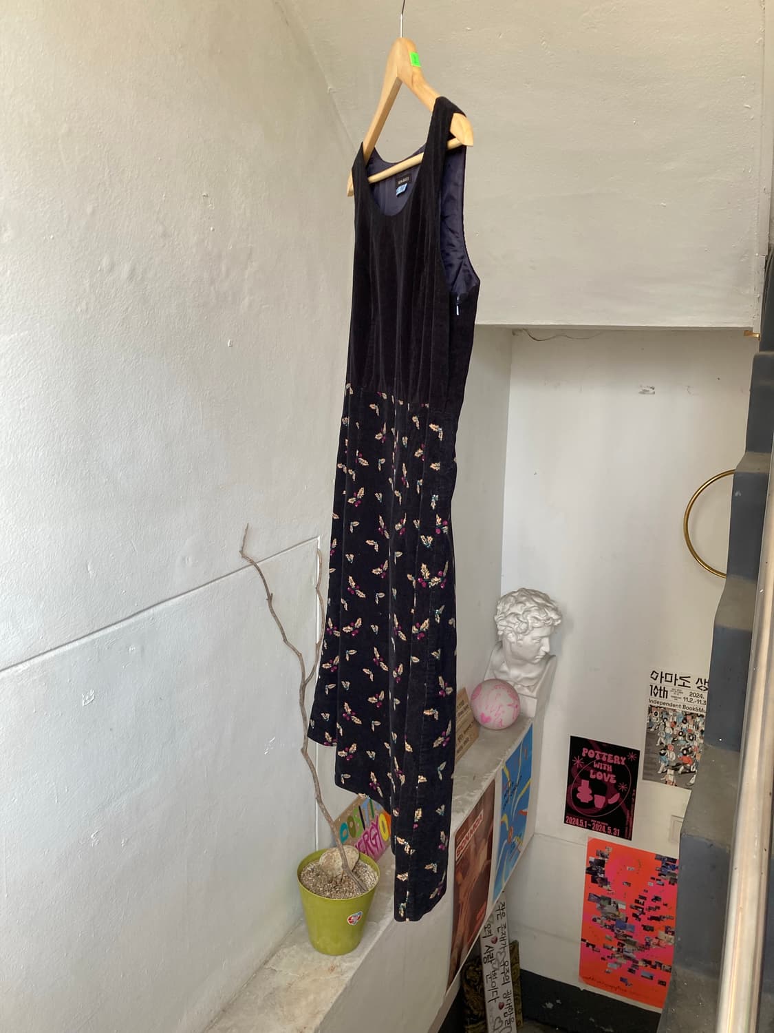 골덴 나시 패턴 원피스 상품이미지5