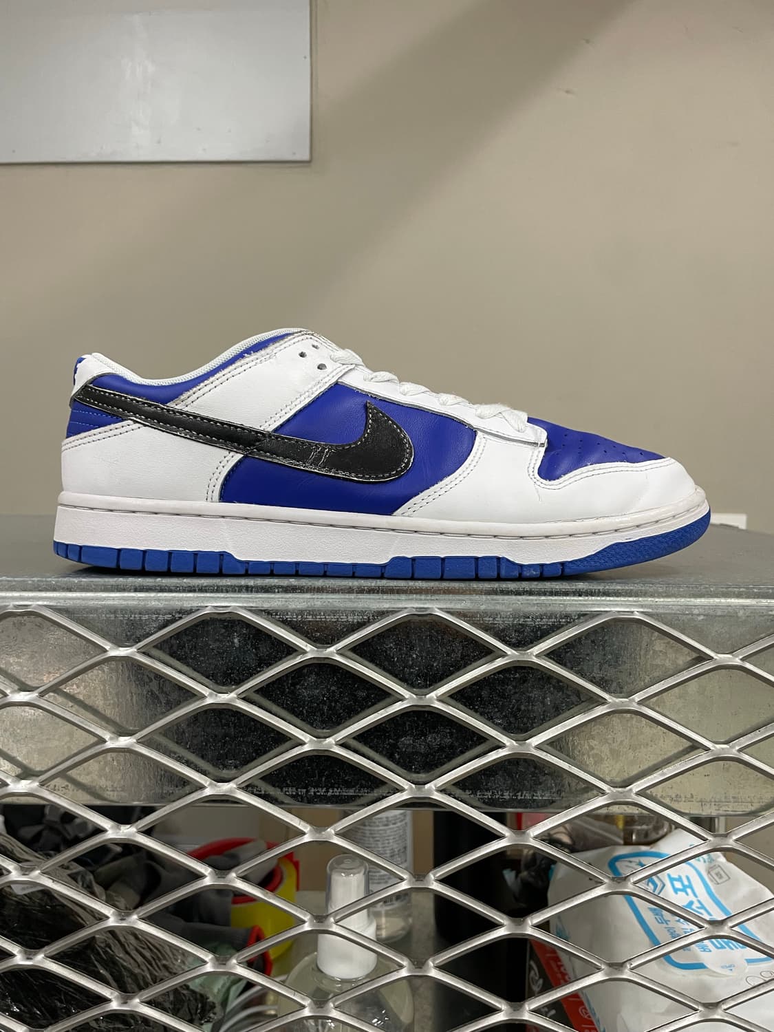 나이키 덩크 로우 레이서 블루 앤 화이트   280 상품이미지4