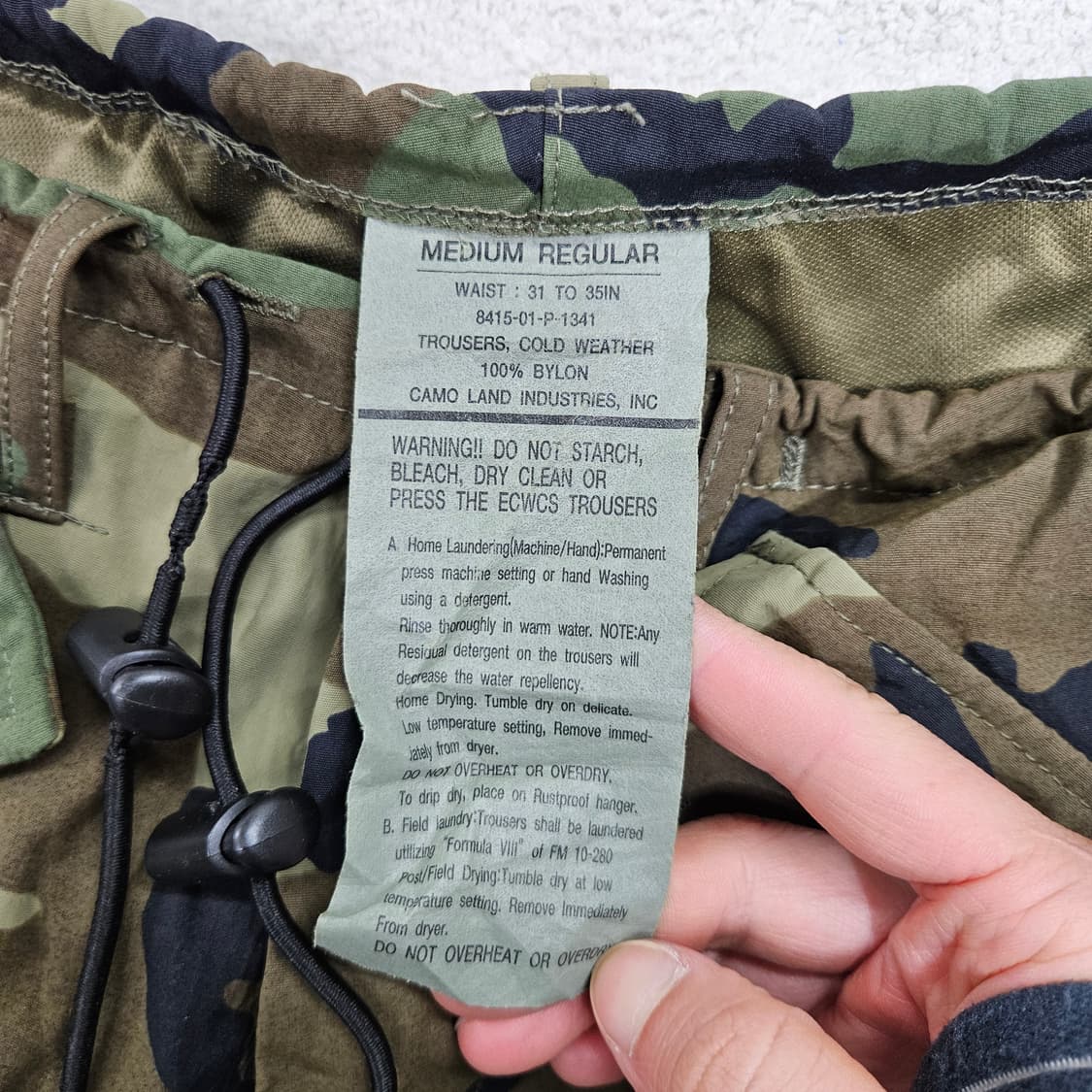 우드랜드 고어텍스 팬츠 M R 상품이미지5