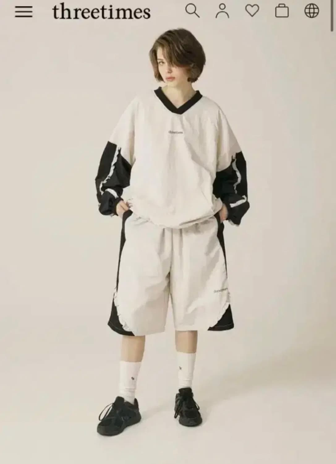 Threetimes bloom training top - L 상품이미지1