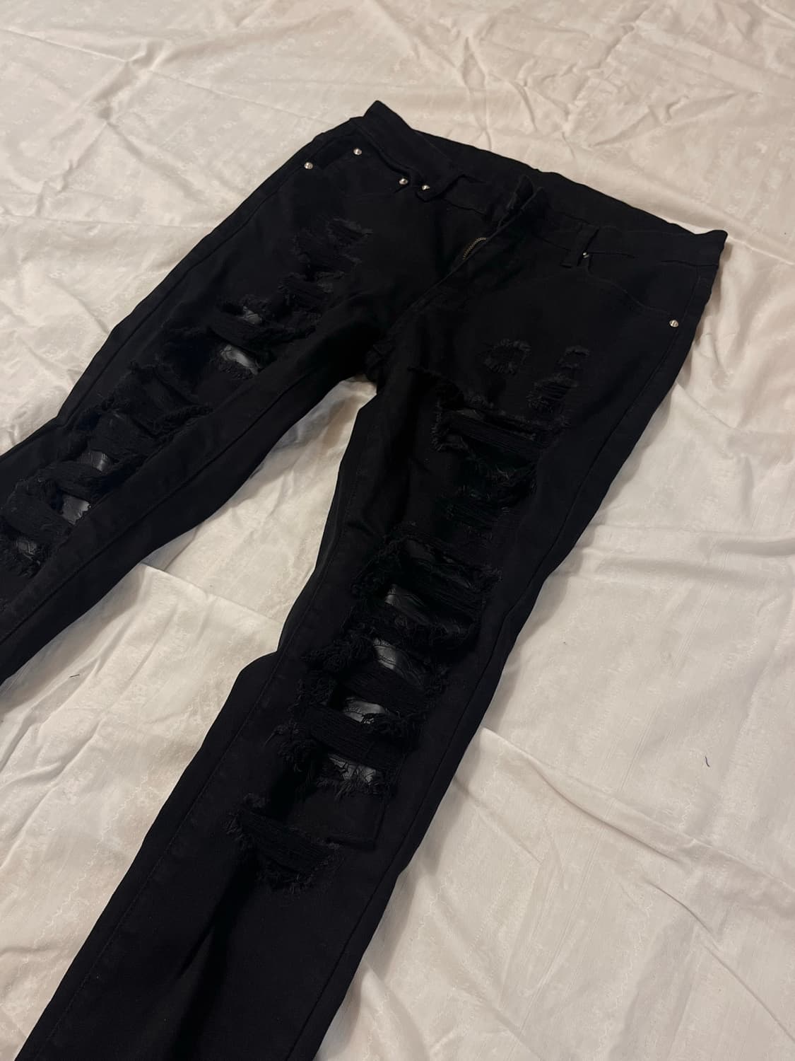 Vkei Python leather denim 상품이미지2