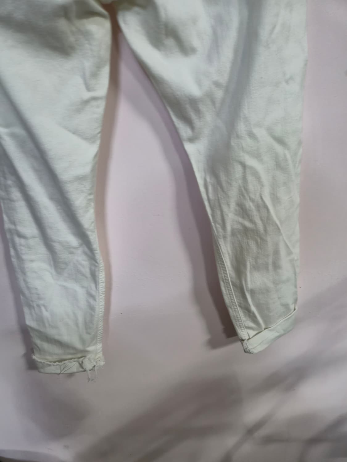 랙앤본 화이트 데미지 청바지 상품이미지9