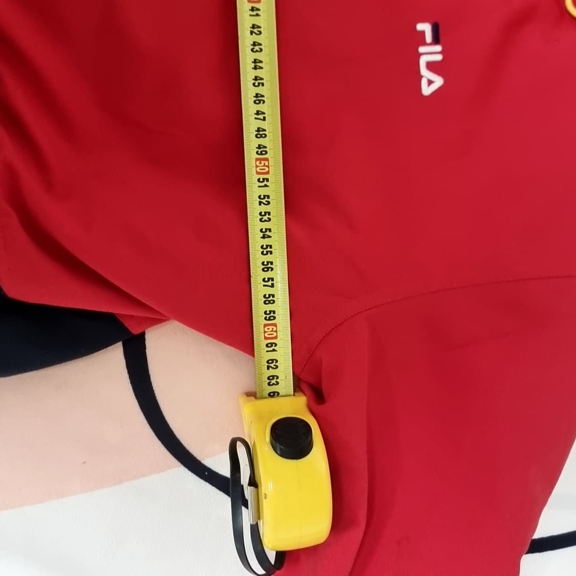 90년대 휠라 FILA 스포츠 바람막이 자켓 레드 네이비(105) 상품이미지9