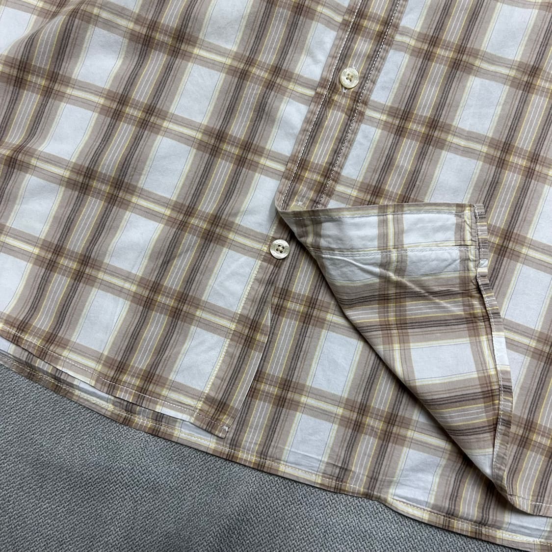 Carhartt 칼하트 체크패턴 반팔셔츠 상품이미지6