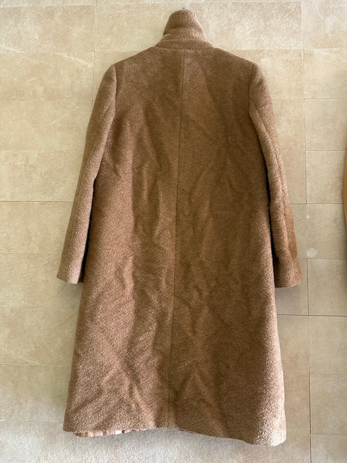 쉬즈미스 브라운 스탠드넥 코트 55 상품이미지5