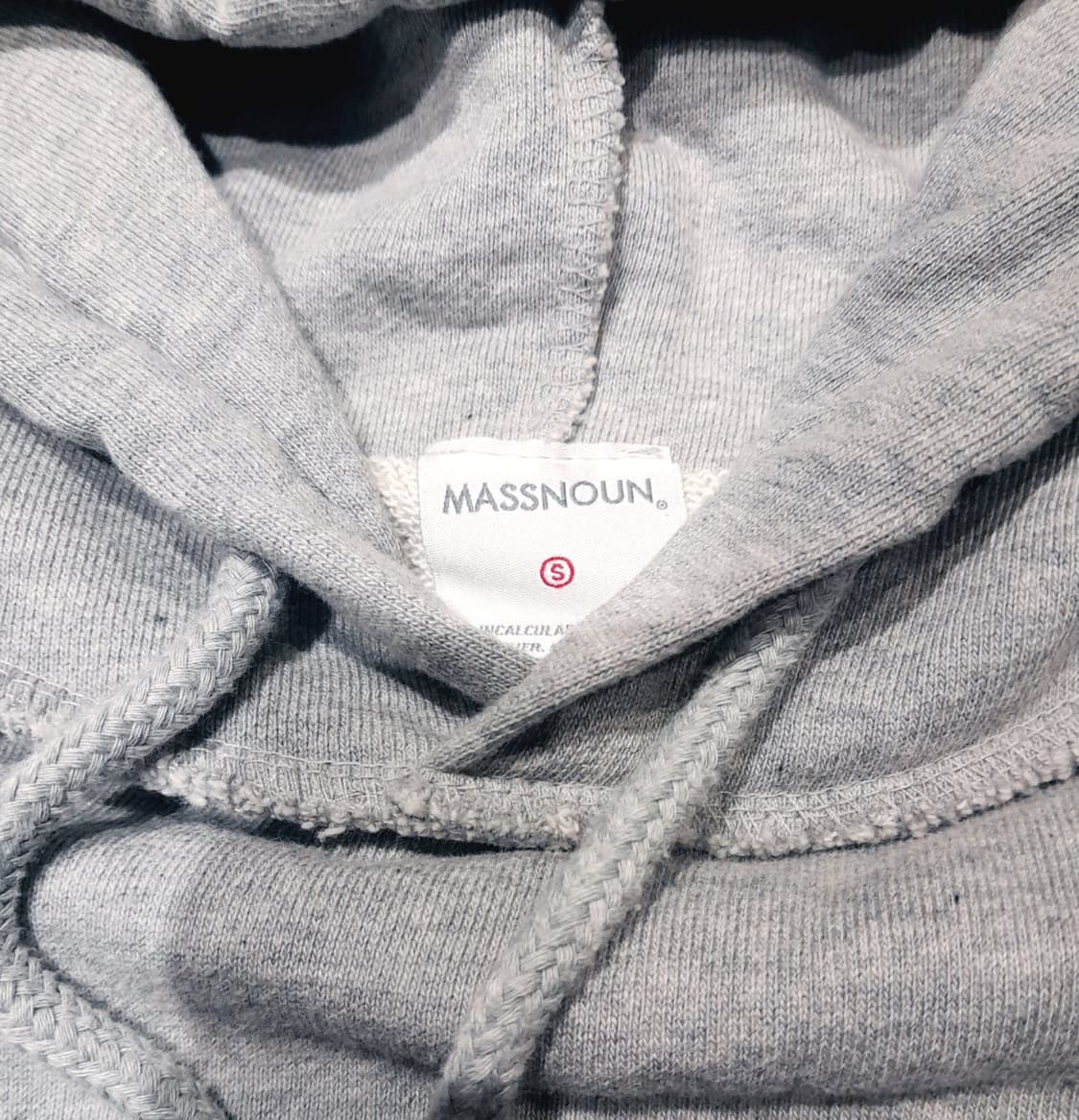 💥매스노운 드롭숄더 후드 그레이 (S)
 상품이미지5