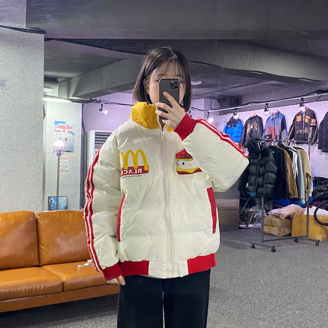 빈티지 맥도날드 헬로키티 트랙탑 패딩 B3866 상품이미지1