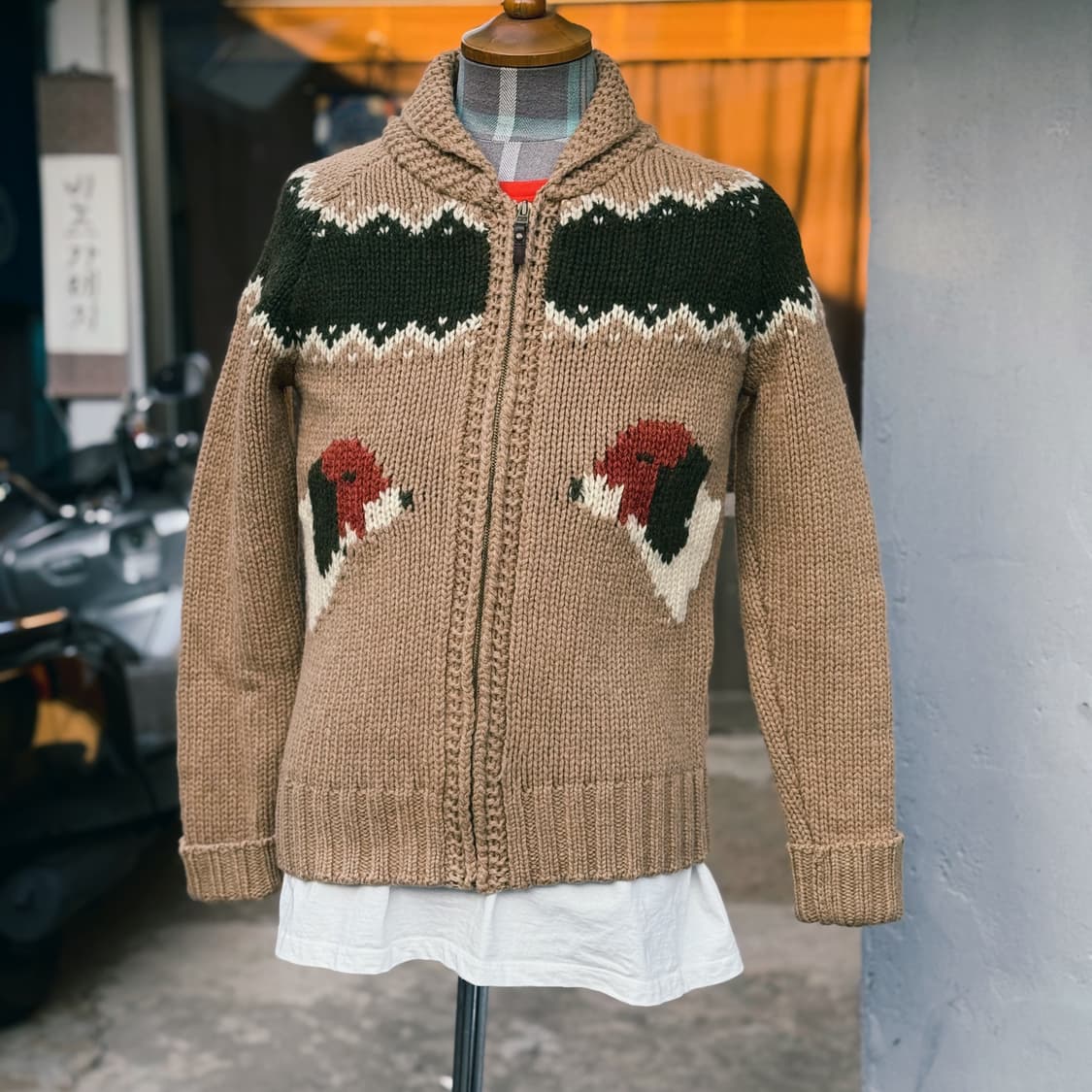 타미힐피거 도그 패턴 코위찬 스웨터 M 상품이미지7