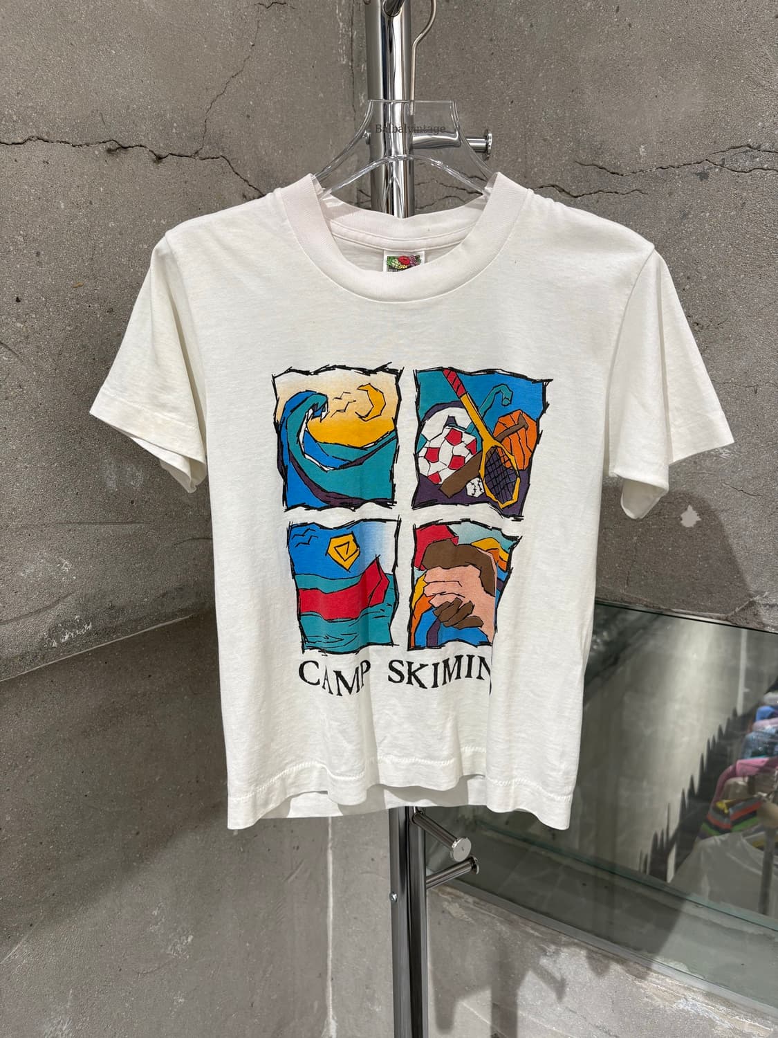 90‘s 프룻오브더룸 싱글 스티치 티셔츠 상품이미지1