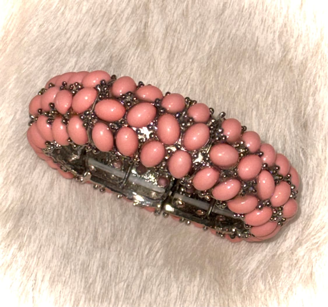 일본 헤이세이 y2k 갸루 코랄 핑크 뱅글 팔찌 상품이미지1