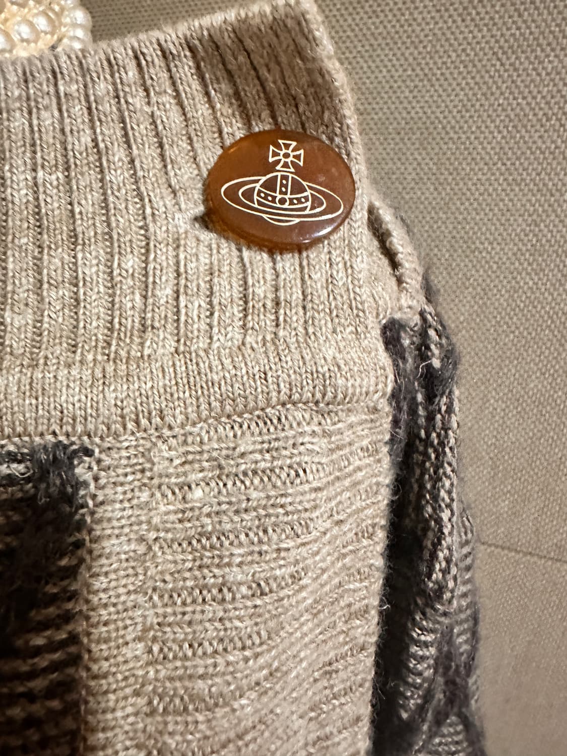 비비안웨스트우드 아가일 orb버튼가디건 원피스 상품이미지4