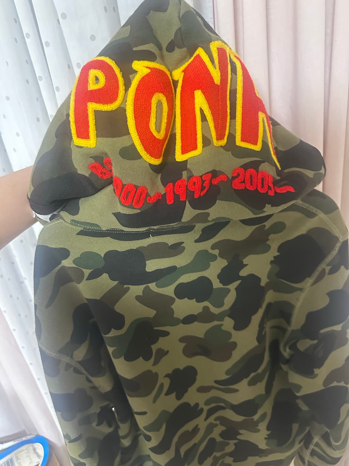 판매)베이프 PONR 퍼스트 카모 세컨드 샤크 풀 집 후드 그린 녹계 상품이미지3