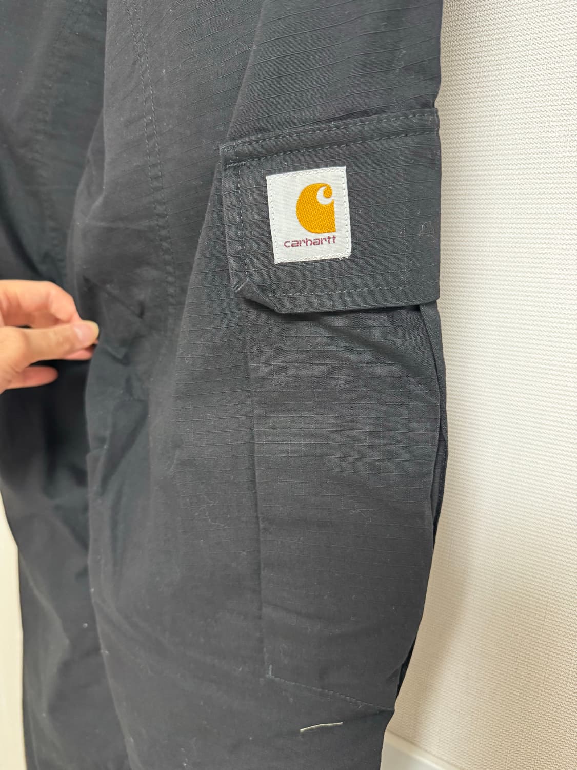 [34] 칼하트WIP 레귤러 카고팬츠 콜롬비아 블랙 상품이미지2
