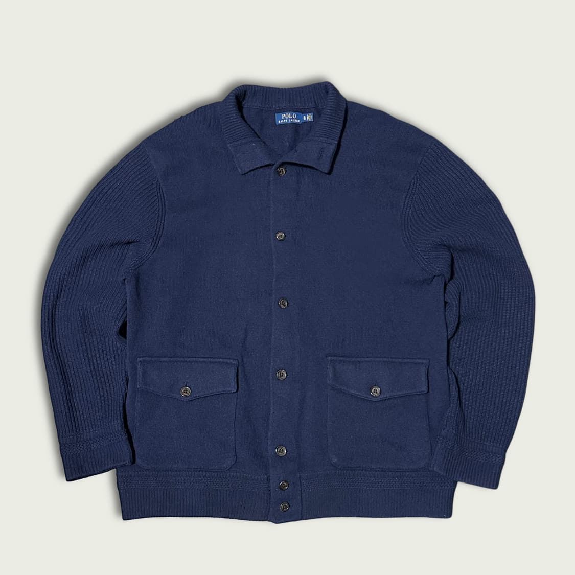 폴로 울 캐시미어 스킷 가디건 상품이미지1
