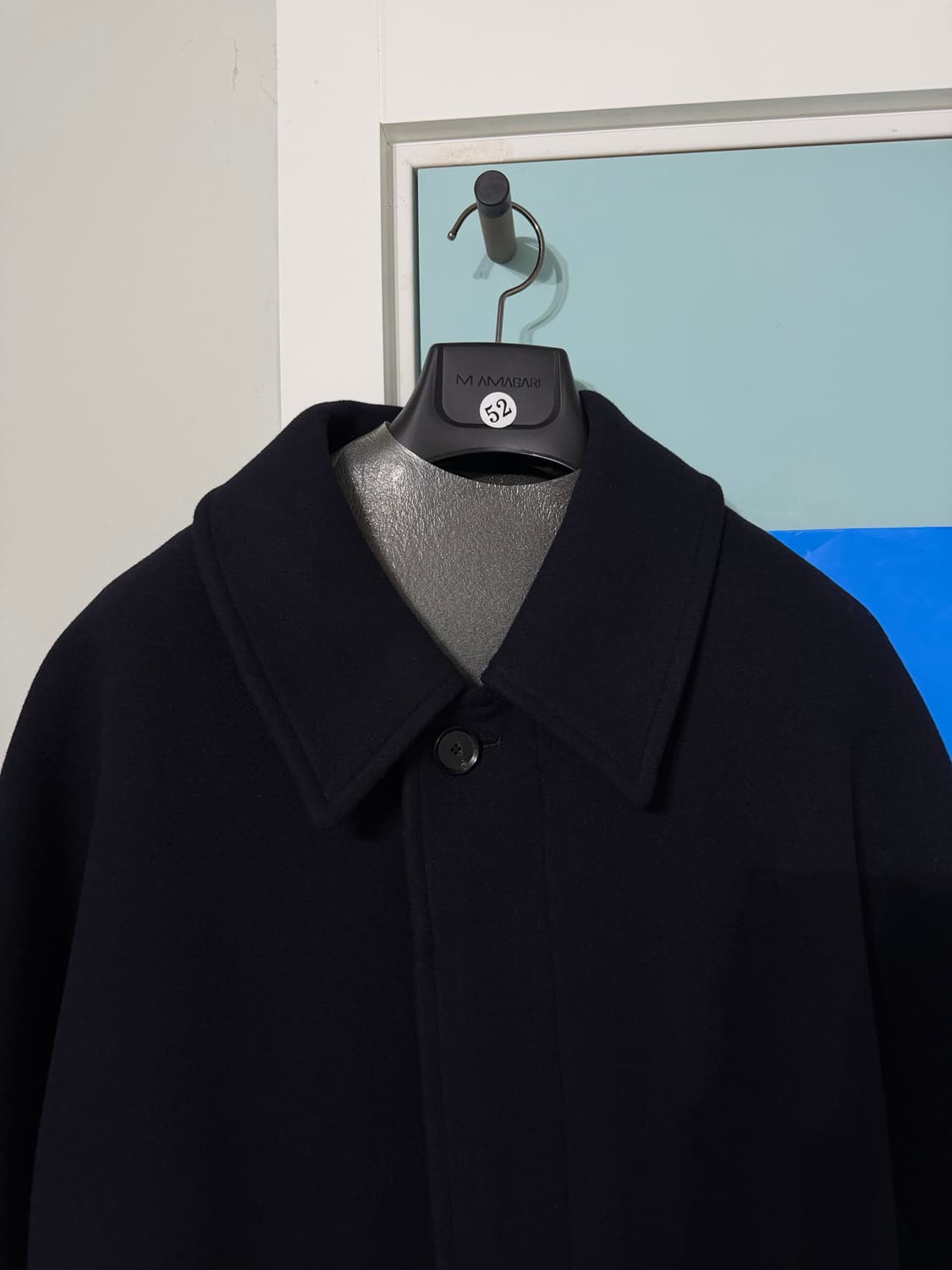 [52] 마마가리 수티앵 발마칸 코트 다크네이비 상품이미지7